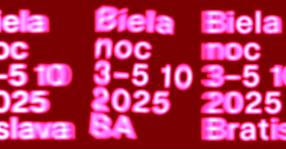 Biela noc 2025