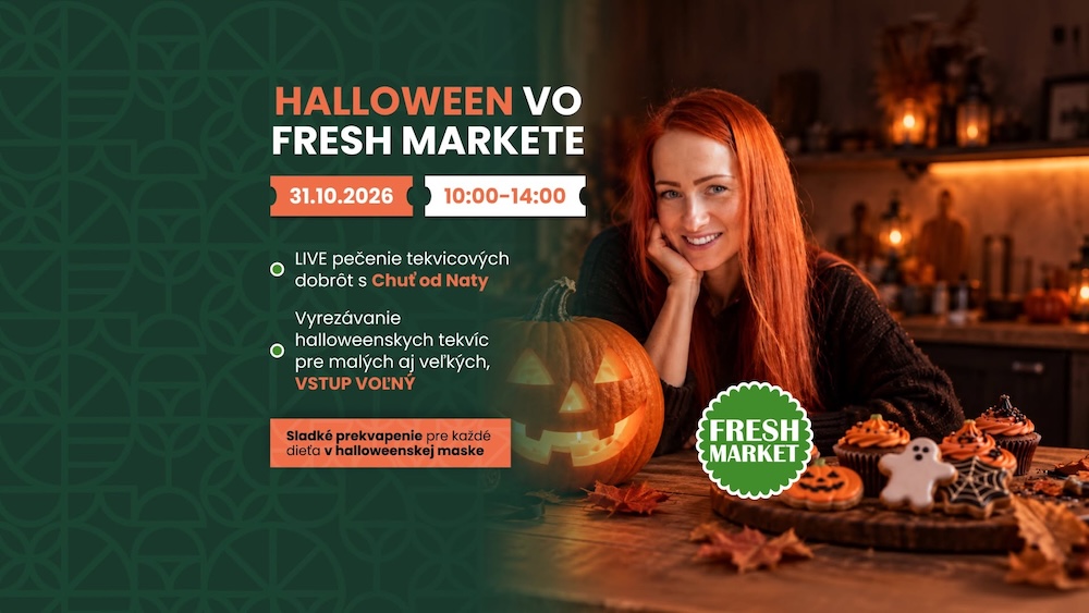 Halloween vo Fresh Markete