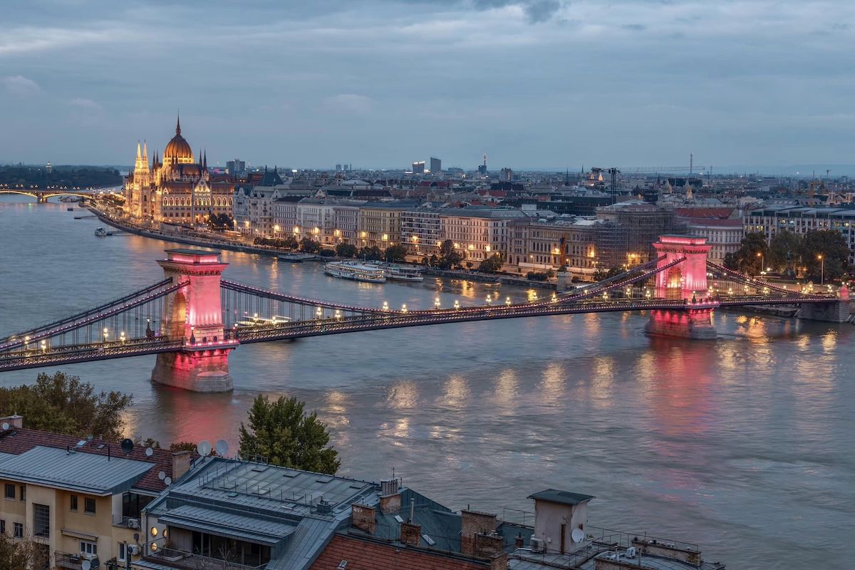 Beautiful colourfol Budapest