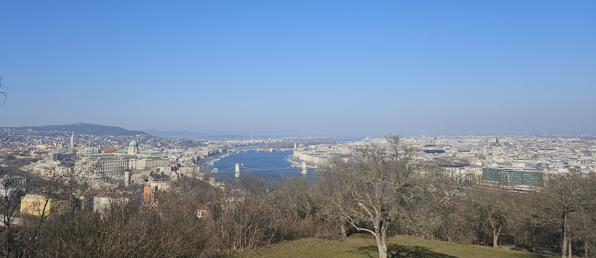 Beautiful view on Budapest