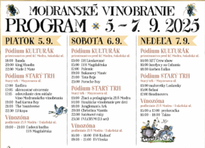 Hlavný program Modra vinobranie