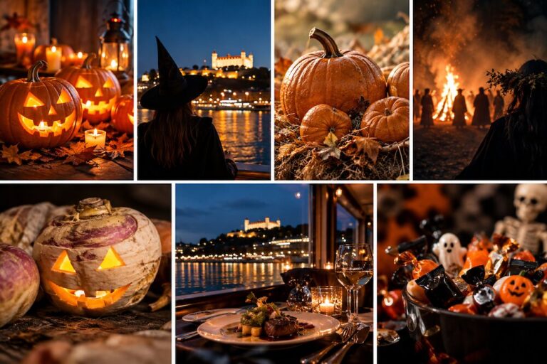 Halloweenska party na lodi