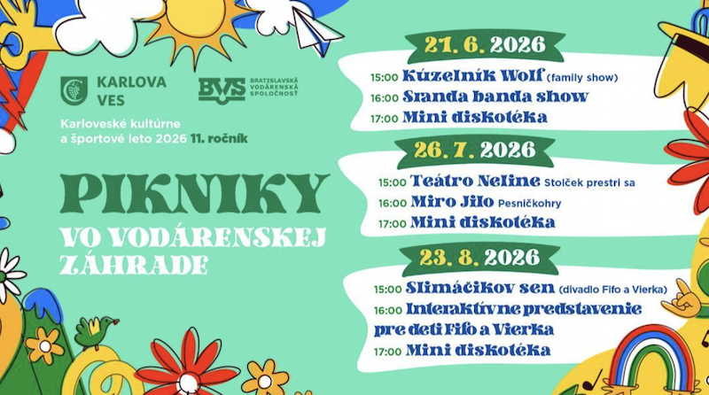 Pikniky vo Vodárenskej záhrade