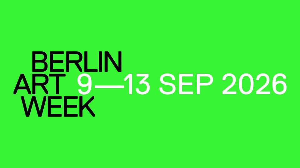 Berlin Art Week 2026