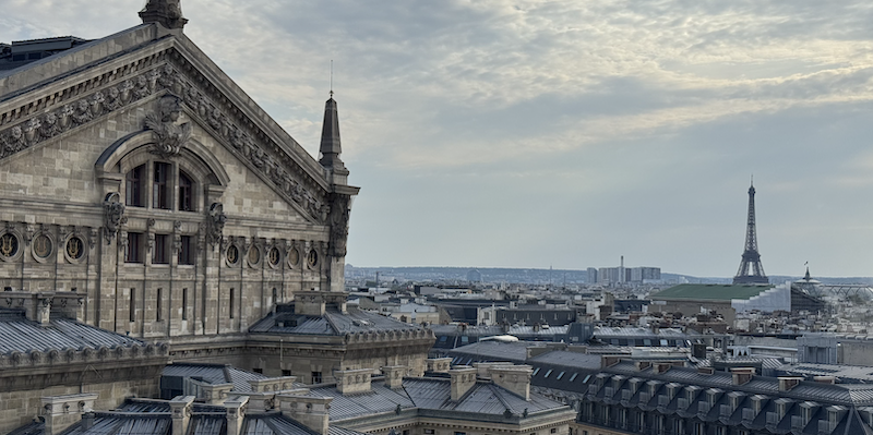 Le toit des Galeries Lafayette
